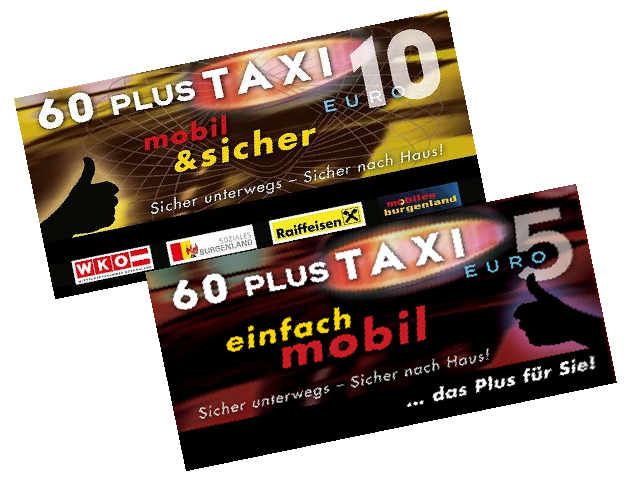 60plus Taxi-Gutscheine im Burgenland