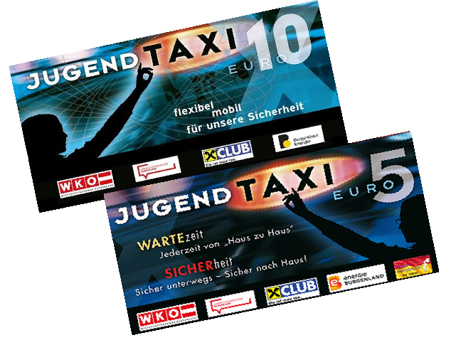 Jugendtaxi Taxi-Gutscheine im Burgenland