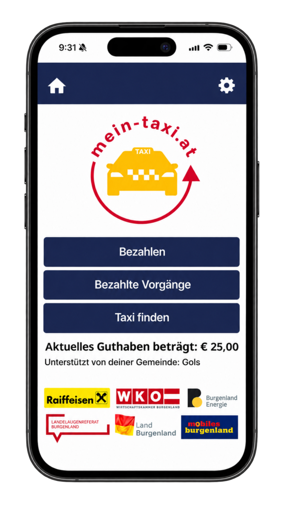 Mein Taxi App für Jugendtaxi und 60plusTaxi bei Taxi Alex